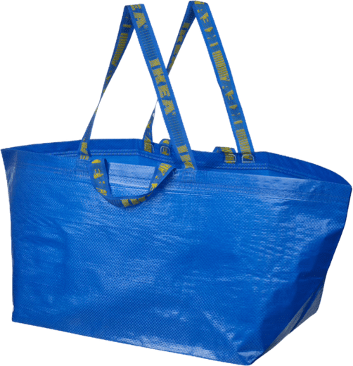 IKEA Frakta large blue carrier bag